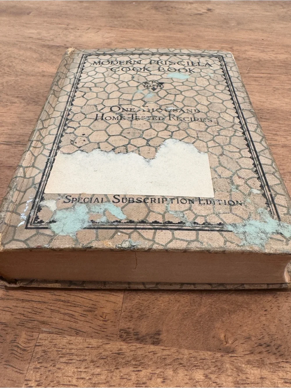 1924 Modern Priscilla Cook Book Old Family Recipes Vintage